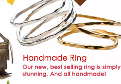 Our new, best selling ring is simply stunning. And all handmade!
